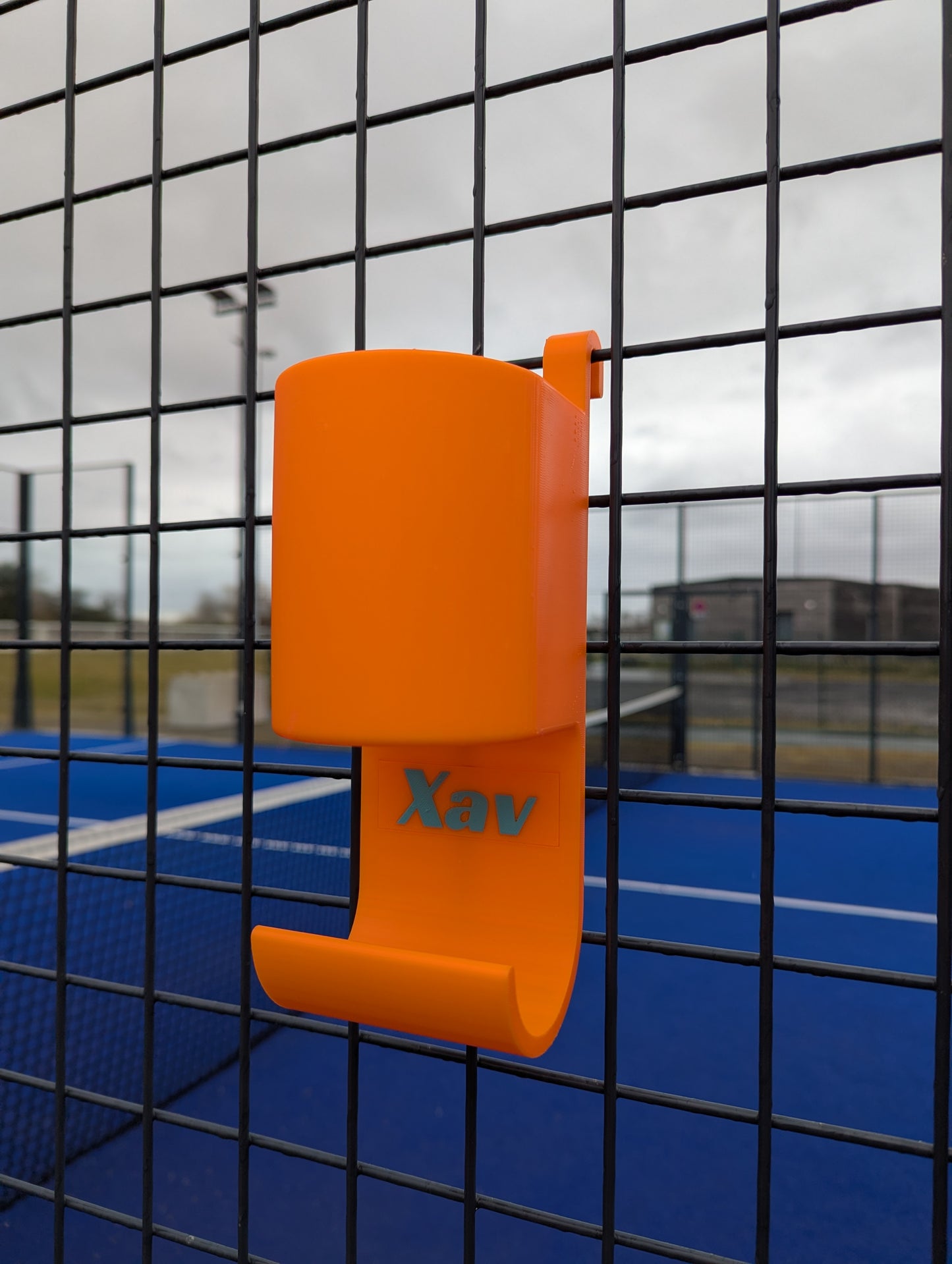 Support Gourde & Serviette Padel | Modèle Personnalisable