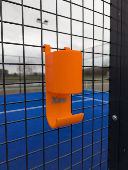 Support Gourde & Serviette Padel | Modèle Personnalisable