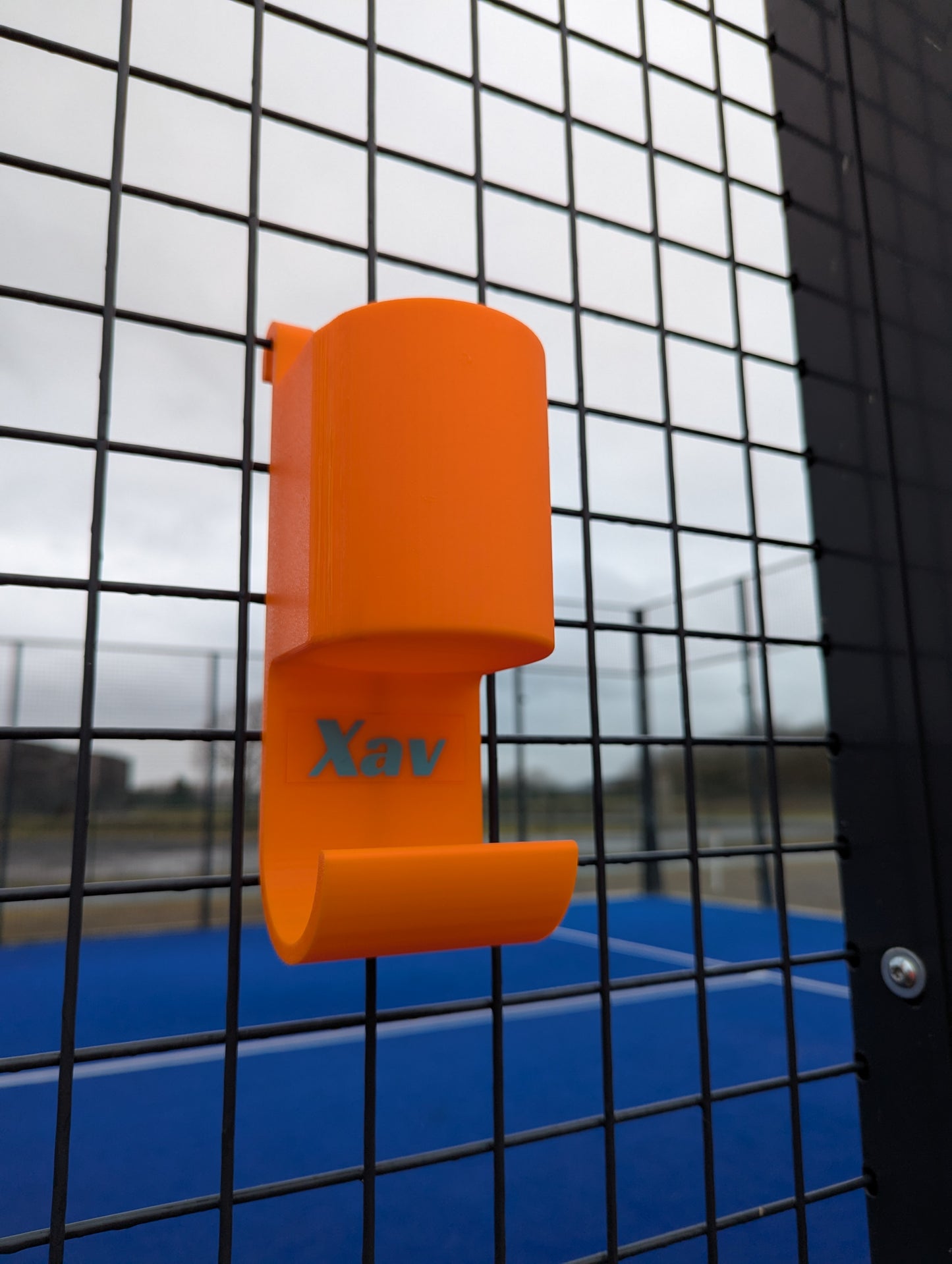 Support Gourde & Serviette Padel | Modèle Personnalisable