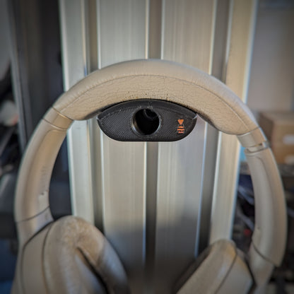 Support casque audio pour cockpit et châssis simracing en profilé aluminium