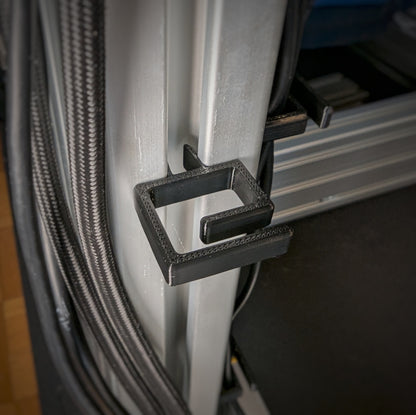 Lot de 10 clips de gestion de câbles – profilé aluminium rainure 8 mm