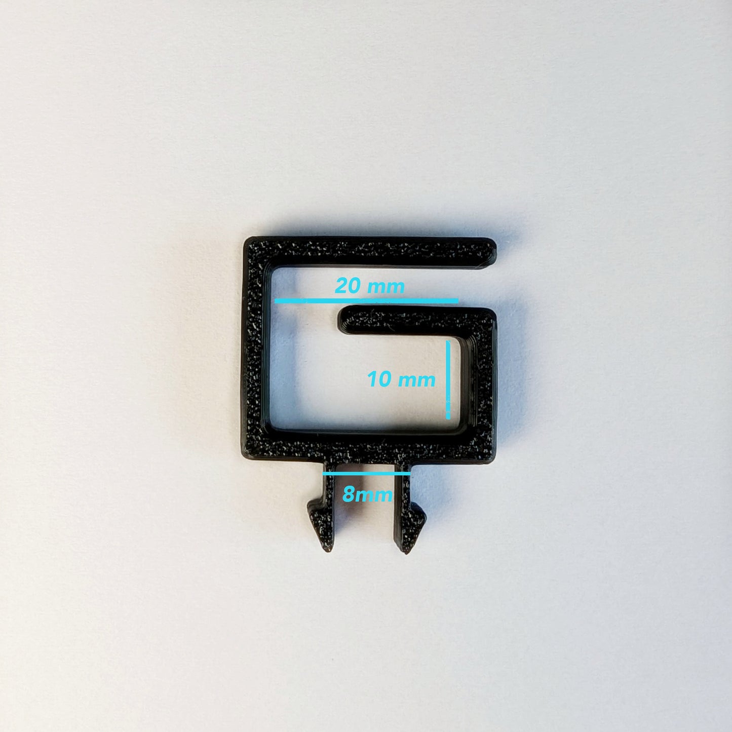 Lot de 10 clips de gestion de câbles – profilé aluminium rainure 8 mm