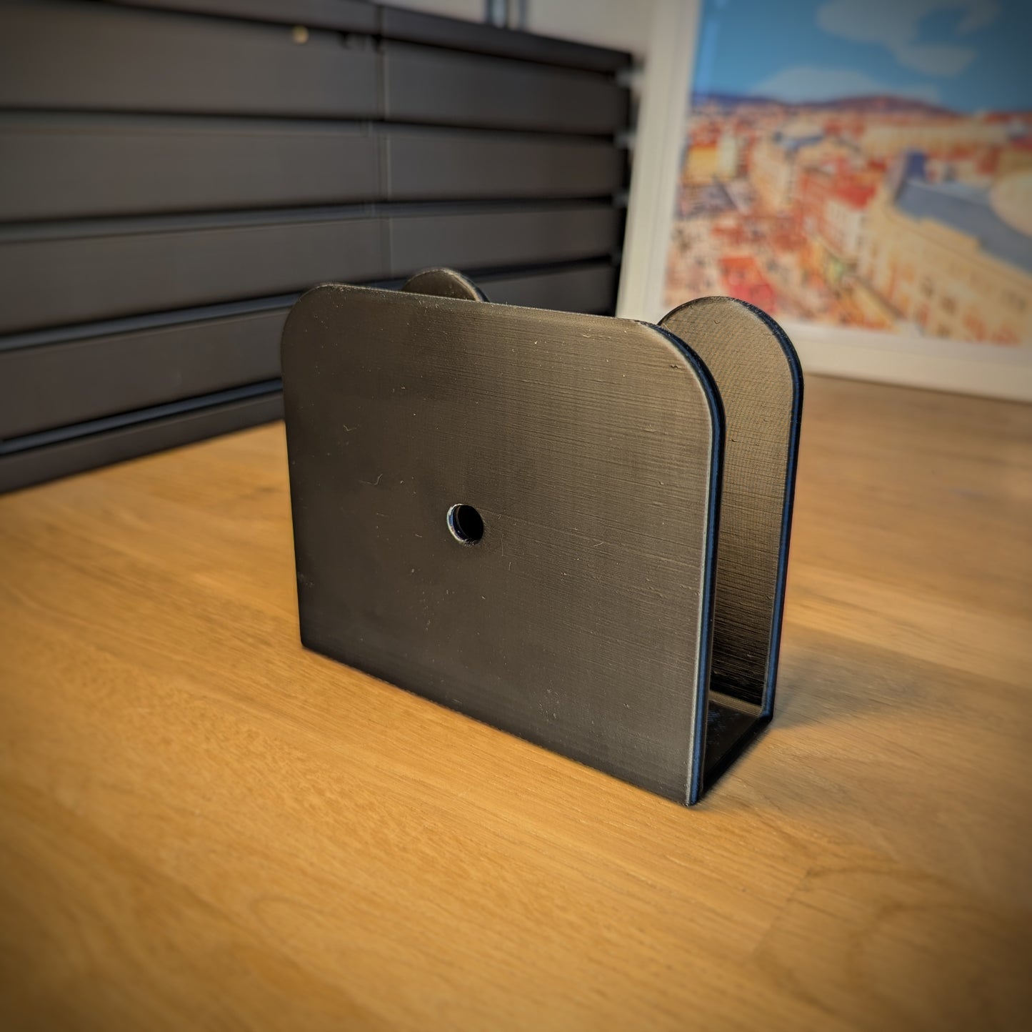 Support gants simracing | Boîte à gants chassis profilé alu