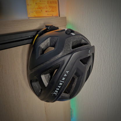 Kit rangement matériel vélo modulaire – Barre murale + 3 supports