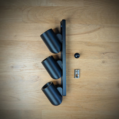 Support de rangement gonfleur vélo et cartouches CO2