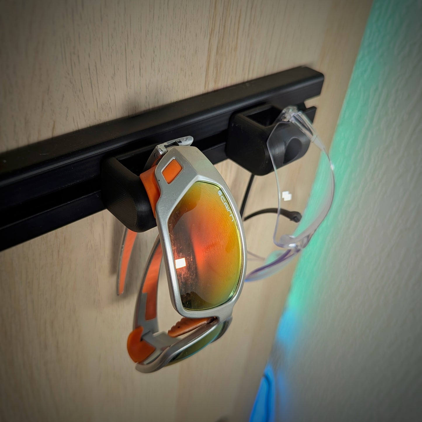 Support de rangement lunettes de vélo