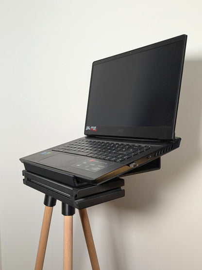 Support ordinateur pour home trainer