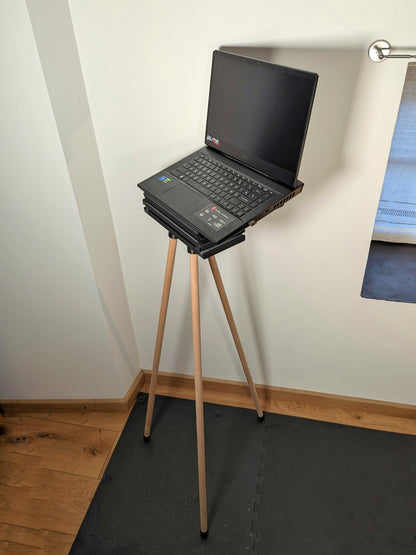 Support ordinateur pour home trainer