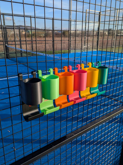 Support Gourde & Serviette Padel | Modèle Personnalisable