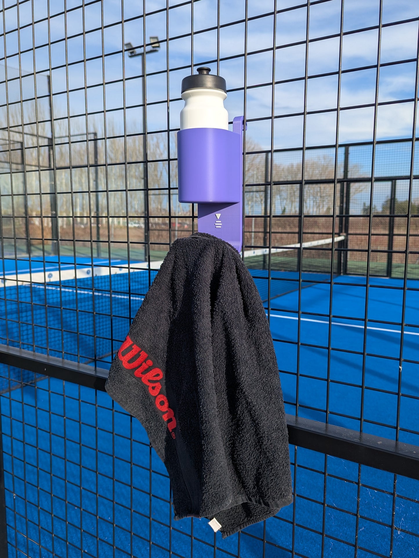 Support Gourde & Serviette pour Padel