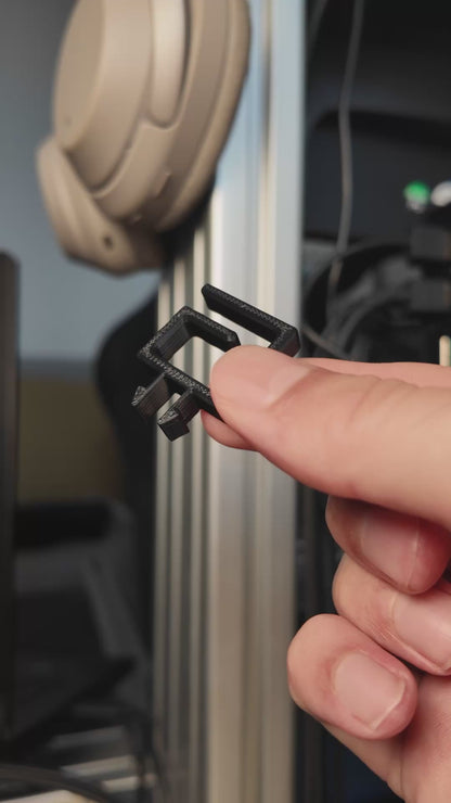 Lot de 10 clips de gestion de câbles – profilé aluminium rainure 8 mm