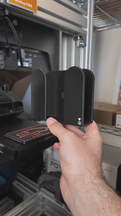 Support gants simracing | Boîte à gants chassis profilé alu